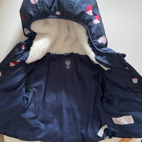 Wonder Nation  Heart Puffer  Jacket Hearts  2T - Picture 7 of 14